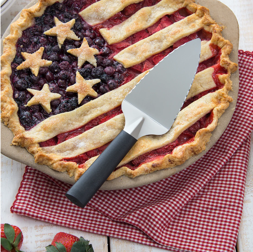 Rada Serrated Pie Server Black Handle