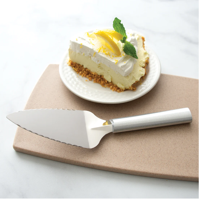 Rada Serrated Pie Server Silver Handle