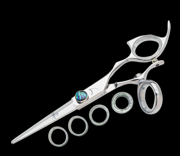 Shark Fin Beauty Shear Right Hand Monarch Swivel Stainless 5.5 Inch Cutting Shear RMOSWSL55