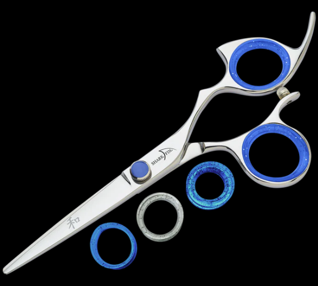 Shark Fin Beauty Shear Right Hand Professional Plus Non-Swivel Stainless 7.0 Inch Cutting Shear RPPBTSL70