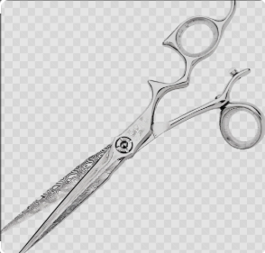 Shark Fin Beauty Shear Right Hand Professional Plus Swivel Stainless 6.25 Inch Cutting Shear RPPSWLS62